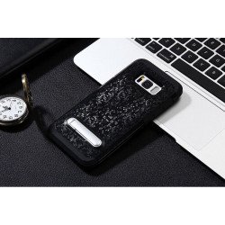 Samsung Galaxy S8 Plus Pixel Armor Hybrid Kickstand Case (Black)